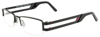 090 Matte Black & Burgundy