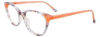 040 Light Coral & Crystal Light Grey Marbled