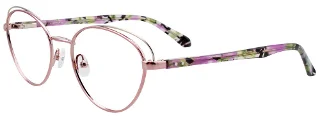 030 Satin Light Pink & Silver