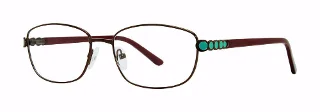 brown/turquoise