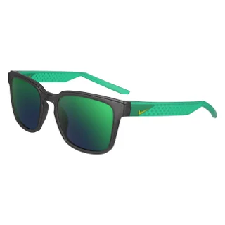 011 Matte Black / Green Mirror