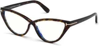 052 Shiny Dark Havana/Blue Block Lenses