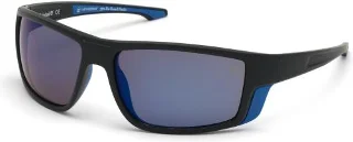 02D Matte Black Blue Rubber