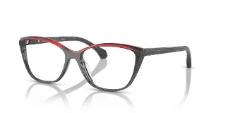002 New Pointillee Grey/Red