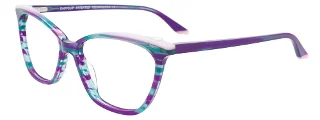 050 Teal & Violet Marbled & Light Lilac