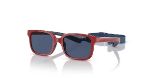302680 Full Red On Blue Rubber