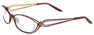 030 Matte Dark Red & Gold