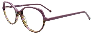 080 Lilac & Green Lines/Lilac