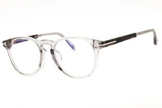 020 Transparent Smoke Grey, Palladium, "T" Logo/Blue Block Lenses