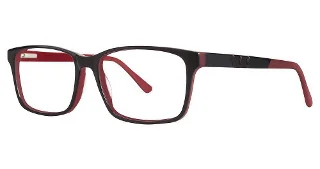 black/burgundy matte