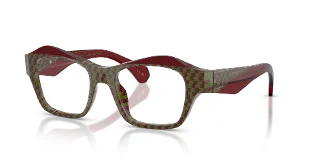 0653 Damier Bourd Green/Transparent Bourd