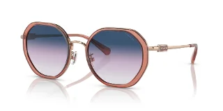 93318H Transparent Amber / Shiny Rose