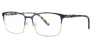 matte navy silver blue tortoise