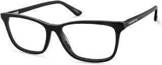 001 Black/Light Grey Epoxy On Rim Top W/Heart Temple In Black
