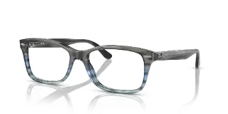 8254 Striped Grey & Blue