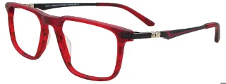 030 Matt Red & Black