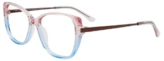 030 Transparent Pink To Lt. Blue Gradient