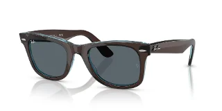 1446R5 Brown On Transparent Blue