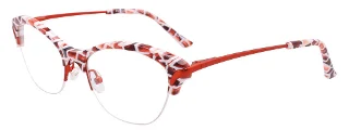 030 Red & White