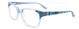 050 Blue Crystal & Blue Snake Pattern
