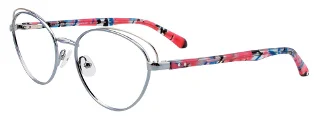 050 Satin Light Blue & Silver