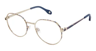 S201-F-3719 Gold Navy Purple