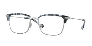 1023 Matte Silver / Blue Horn