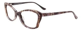 010 Dark Brown & Marbled Pearl Purple