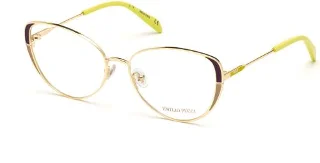 034 Shiny Pale Gold, Violet & Nude Enamel Detail, Shiny Lime Green Tips