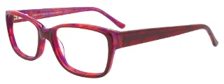 030 Dark Red & Pearl Purple Marbled & Red