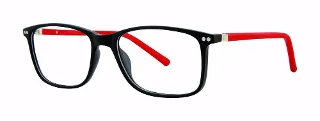 black/red