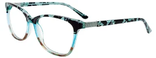 060 Crystal Teal & Black Marbled  & Demi Brown