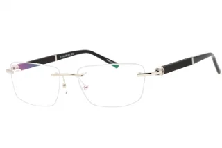C02 Shiny Silver Black / Clear Lens