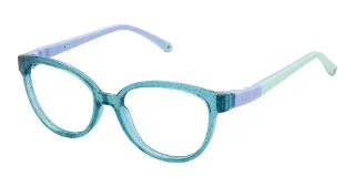 3-Ni-158 Teal Shimmer W/Purple Strap