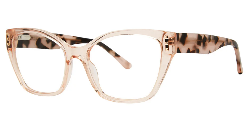 Daisy Fuentes Eyeglasses Df Sancia Apricot 53-17-140