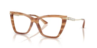 5055 Striped Havana Glitter Brown