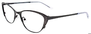 090 Satin Black & Silver