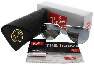 Ray Ban Sunglasses RB3025 Aviator Large Metal