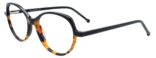 090 Black & Demi Amber/Black