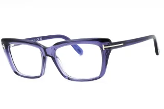 081 Transparent Purple, Palladium, "T" Logo/Blue Block Lenses