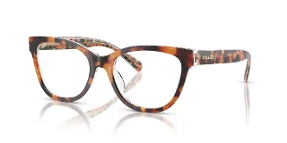 5857 Amber Tortoise/Orange Floral