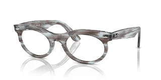 8361 Striped Transparent Blue