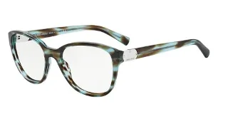 5241 Striped Aqua Green