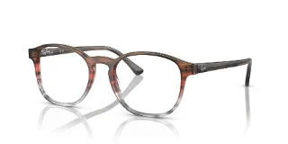 8251 Striped Brown Gradient Red