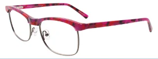 030 Red & Pink & Purple & Steel