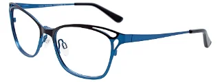 050 Satin Black & Blue