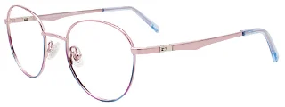 050 Shiny Pink Gold & Blue Tortoise