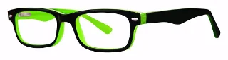 black/lime