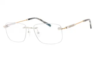 C02 Shiny Silver/Gold / Clear Lens