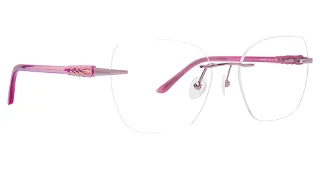 Totally Rimless Eyeglasses Feather 370